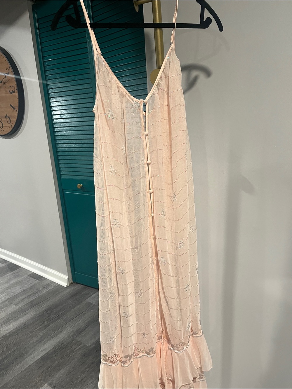 FREE PEOPLE NWT Star Of The Show Midi / Peach Dust - Picture 7 of 13